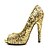 cheap Women&#039;s Heels-Women&#039;s Spring Summer Fall Platform Dress Party &amp; Evening Stiletto Heel Silver Gold