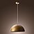 voordelige Hanglampen-Plafond Lichten &amp; hangers Neerwaartse Belichting Goud Metaal Ministijl 220-240V / E26 / E27