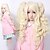 abordables Perruques Halloween-Perruques de lolita Princesse Doux Perruque Lolita  22 pouce Perruques de Cosplay Couleur Pleine Perruque Perruques d&#039;Halloween