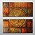 billige Abstrakte malerier-Hang-Painted Oliemaleri Hånd malede - Abstrakt Klassisk Traditionel Omfatter indre ramme / Stretched Canvas