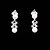 ieftine Seturi de Bijuterii-Pentru femei Seturi de bijuterii Perle cercei Bijuterii Argintiu Pentru Nuntă Petrecere / Cercei / Coliere / Ștras