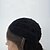 economico Parrucche lace di capelli veri-anteriore del merletto parrucca 14 pollici colore 1b ricci brasiliano vergine dei capelli per le donne nere
