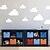 ieftine Abțibilde de Perete-jiubai ™ cloud home decorative perete autocolant perete decal 1pc