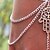 cheap Chain Link Bracelets-Women&#039;s Flowers Lace Hand Chain Ring Bracelet
