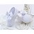 halpa Vauvakengät-Tyttöjen Kengät Puuvilla Kevät / Syksy Crib Shoes Tasapohjakengät Ruseteilla varten Valkoinen / Juhlat
