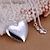 cheap Christmas Jewelry-Vilin Women&#039;s Silver Heart  Pendant