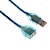 Недорогие Кабели-1M USB 2.0 от мужчины к женщине соединительного кабеля для камеры синего