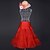 cheap Lolita Dresses-Classic Lolita Vintage Inspired Dress Women&#039;s Girls&#039; Organza Japanese Cosplay Costumes Black / Purple / Red Solid Colored Medium Length / Classic Lolita Dress / Petticoat
