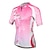 cheap Men&#039;s Clothing Sets-SANTIC Women&#039;s Short Sleeve Cycling Jersey with Shorts - Purple Pink Gradient Bike Shorts Jersey Clothing Suit Breathable Quick Dry Sports Polyester Gradient Mountain Bike MTB Road Bike Cycling