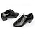 cheap Ballroom Shoes &amp; Modern Dance Shoes-Men&#039;s Latin Shoes Ballroom Shoes Oxford Lace-up Low Heel Black Lace-up / Leather / EU43