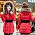 cheap Women&#039;s Coats &amp; Trench Coats-MEROKETTY®Women&#039;s Fur Collar Hooded Plus Size Parka with Belt