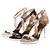 cheap Wedding Shoes-Women&#039;s Shoes Leatherette Spring / Summer Stiletto Heel Crystal / Tassel Almond / Black / White / Wedding / Party &amp; Evening