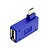 זול מטענים וכבלים-מתאם נכון בזווית 90 תואר מיקרו USB OTG מארח דיסק פלאש עם מיקרו כוח לגלקסיה note3 S3 / S4 / i9500