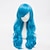 billige Lolitaparykker-blå 60cm Janpanese Harajuku lang krøllete søt lolita parykk