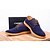 cheap Men&#039;s Oxfords-Men&#039;s Leather Spring / Summer / Fall Comfort Flat Heel Lace-up Navy / Black / Brown