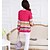 cheap Women&#039;s Sweaters-Women&#039;s Fashion Round Collar Stripes Cardigan Sweater