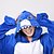 cheap Kigurumi Pajamas-Kigurumi Kigurumi Pajamas Shark Animal Patchwork Onesie Pajamas Coral fleece Cosplay For Unisex Christmas Animal Sleepwear Cartoon Festival / Holiday Costumes / Leotard / Onesie / Slippers / Slippers