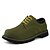 cheap Men&#039;s Oxfords-Men&#039;s Shoes Leather Spring / Summer / Fall Flat Heel Lace-up Brown / Yellow / Green