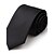 お買い得  メンズアクセサリー-7センチメートル広い黒い絹のネクタイ
