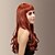 cheap Synthetic Wigs-Fashion Sexy Long Wavy Kanekalon Full Wig with Neat Bangs Hair Wigs