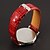 cheap Fashion Watches-Men&#039;s Women&#039;s Couple&#039;s Wrist watch Fashion Watch Casual Watch Quartz Hot Sale PU Band Vintage Black White Red Brown