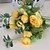 Недорогие Искусственные цветы-Пластик / Проволока Camellia Искусственные Цветы