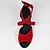 abordables Zapatos de baile-Zapatos de baile (Rojo) - Danza latina - Personalizados - Tacón Personalizado