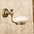 cheap Bath Accessories-Antique Finish  Brass Material  Wall Mounted Soap Dishe