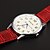 ieftine Ceasuri la Modă-Bărbați Pentru femei Pentru cupluri Ceas de Mână Ceas La Modă Ceas Casual Quartz cald Vânzare PU Bandă Vintage Negru Alb Roșu Maro