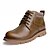 cheap Men&#039;s Boots-Men&#039;s Shoes Work &amp; Safety Low Heel Calf Hair Ankle Boots with Lace-up Shoes More Colors available