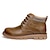 cheap Men&#039;s Boots-Men&#039;s Shoes Work &amp; Safety Low Heel Calf Hair Ankle Boots with Lace-up Shoes More Colors available