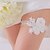 preiswerte Strumpfbänder für die Hochzeit-Strumpfband Polyester Strass Weiß