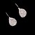 cheap Earrings-Women&#039;s Silvering Rhinestone Earrings