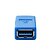 preiswerte USB-Kabel-USB 3.0 eine Art Buchse auf Buchse Koppler Steckeradapter Verlängerungs blau