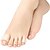 baratos Acessórios de Sapatos-sílica gel grandes protetores do dedo do pé&amp;amp; 2 espaçadores dedo do pé para tratamento de joanetes