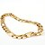 ieftine Bratari-Bărbați Brățări cu Lanț &amp; Legături Figaro lanț Lanț de cutie Modă Clasic Dubai Articole de ceramică Bijuterii brățară Auriu Pentru Petrecere Casual Zilnic / Placat Auriu / Placat Auriu