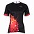 cheap Women&#039;s Cycling Clothing-ILPALADINO Women&#039;s Short Sleeve Cycling Jersey Black Cartoon Plus Size Bike Jersey Top Mountain Bike MTB Road Bike Cycling Breathable Quick Dry Ultraviolet Resistant Sports Clothing Apparel