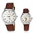 cheap Fashion Watches-Men&#039;s Women&#039;s Couple&#039;s Wrist watch Fashion Watch Casual Watch Quartz Hot Sale PU Band Vintage Black White Red Brown