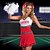 cheap Career &amp; Profession Costumes-Hot Girl Red Terylene Cheerleader Uniformfor Carnival