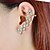 Χαμηλού Κόστους Μανσέτες Αυτιών-Γυναικεία Χειροπέδες Ear Πολυτέλεια Στρας Προσομειωμένο διαμάντι Σκουλαρίκια Κοσμήματα Για Γάμου Πάρτι Καθημερινά Causal Αθλητικά