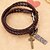 cheap Religious Jewelry-Men&#039;s Wrap Bracelet Leather Bracelet Cross Ladies Vintage Inspirational Christ Leather Bracelet Jewelry Black / Brown For Christmas Gifts