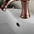 voordelige Badkamer wastafelkranen-Wastafel kraan - FaucetSet Goud Rose Middenset Een Hole / Single Handle Een HoleBath Taps