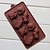 billiga Bakformar-8 hål snigel larvform cake is jelly choklad formar, silikon 19,2 × 10,6 × 2 cm (7,6 × 4,2 × 0,8 tum)