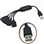 cheap USB Gadgets-4 Port High Speed USB 2.0 Hub Splitter Cable Adapter Black