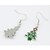 abordables Bijoux Religieux-Femme Boucle d&#039;Oreille Pendantes Arbre de Noël dames Mode Des boucles d&#039;oreilles Bijoux Pour Noël