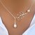 abordables Colliers perles-Collier Pendentif Collier de perles Femme Origami Perle Perle Imitation de perle Argent Blanc dames Européen Argent Colliers Tendance Bijoux 1pc pour Mariage Soirée Quotidien Décontracté Mascarade