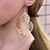 preiswerte Ohrringe-Frauen höhlten Blätter förmigen Legierung Ohrringe (1 Paar) (mehr Farben)