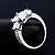 cheap Rings-Women&#039;s High Quality Classic Platinum Electroplate Zircon Wedding Rings