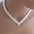 preiswerte Halsketten-Frauen Doppel-V-förmige Perlenkette