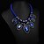 olcso Divat nyaklánc-Women&#039;s Big Gem Water Drop Necklace